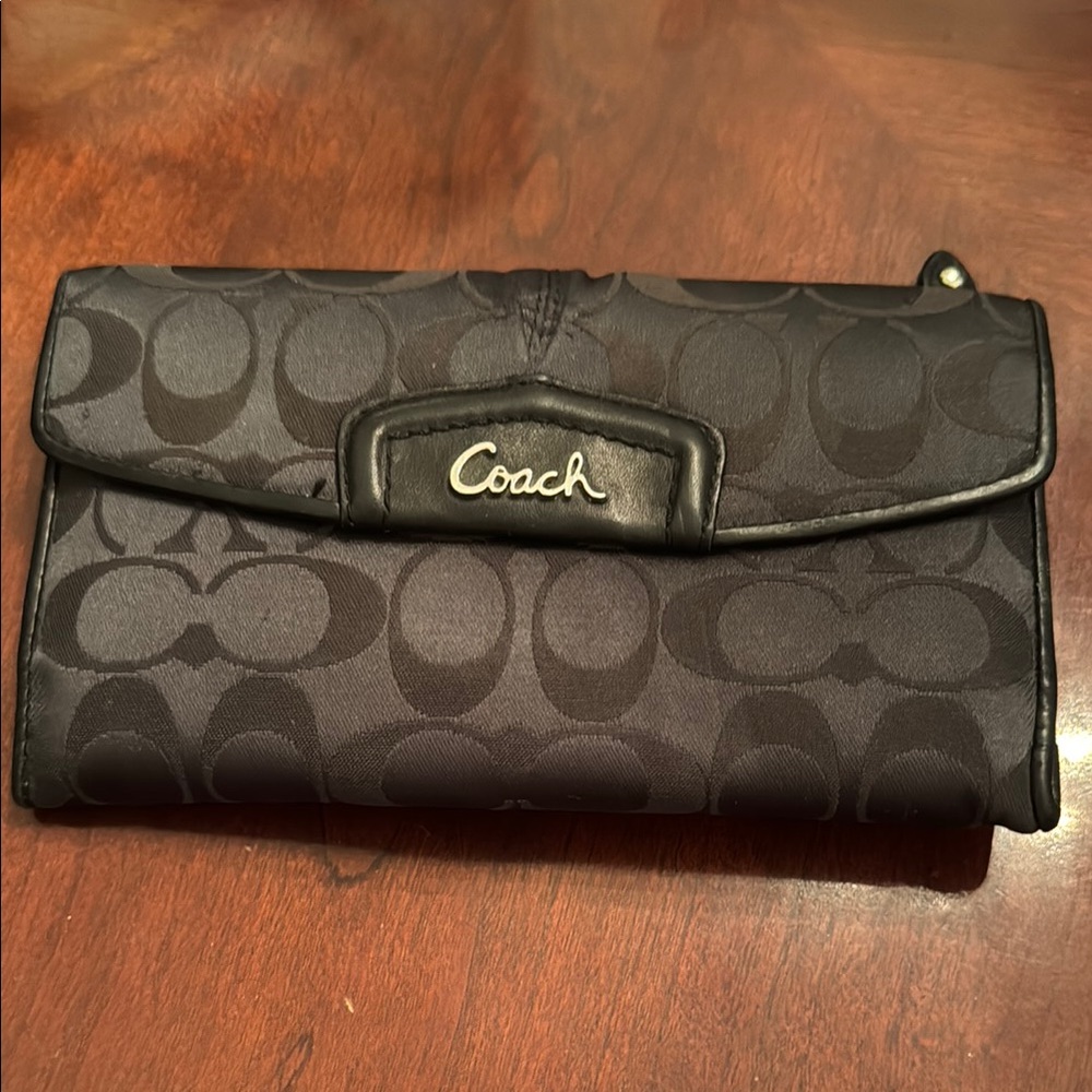 Coach Black Wallet
